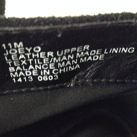 Nine West "Joeyo" 11M Black Suede Wedge, Lace up ankle boots, Steampunk, Goth - Picture 7 of 8